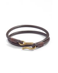 Caputo & Co. - Leather Cord Wrap Bracelet - Lyst