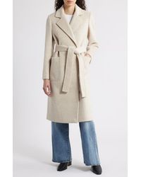 Sam Edelman - Longline Wrap Coat - Lyst
