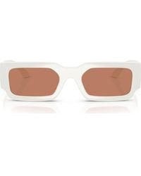 Versace - 54Mm Rectangular Sunglasses - Lyst