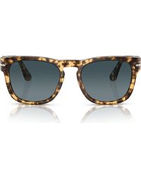 Persol - Elio 54Mm Polarized Square Sunglasses - Lyst