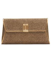 Tom Ford - Nobile Textured Fabric Clutch - Lyst