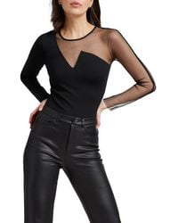MARCELLA - Nolita Mesh Top - Lyst