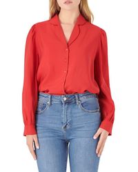 English Factory - Scallop Collar Shirt - Lyst