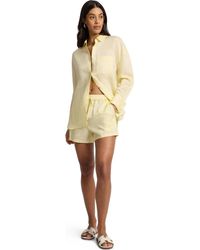 Onia - Air Linen Elastic Drawstring Short - Lyst