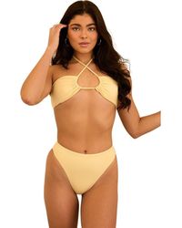 Dippin' Daisy's - Seashore High Waist Cheeky Bikini Bottom - Lyst