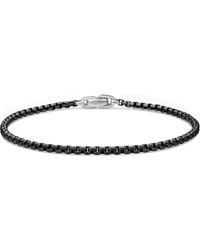 David Yurman - Box Chain Bracelet With And Sterling, 2.7Mm - Lyst
