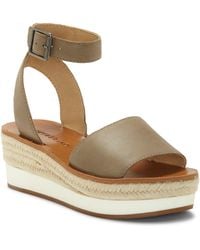 lucky brand shoes wedge sandals