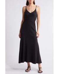 Nation Ltd - Melanie Rib Midi Dress - Lyst