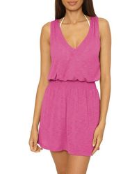 Becca - Breezy Basics Cover-Up Mini Sundress - Lyst