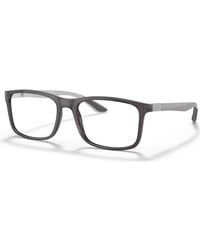 Ray-Ban - 55Mm Rectangle Optical Glasses - Lyst