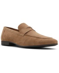ALDO - Wakith Suede Apron Toe Penny Loafer - Lyst