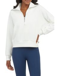 Spanx - Airessentials Half Zip Sweatshirt - Lyst
