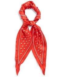 Echo - Dot Silk Diamond Scarf - Lyst