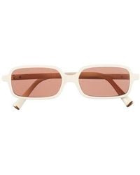 Miu Miu - 52Mm Rectangular Sunglasses - Lyst