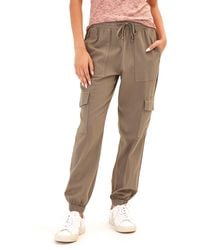 Threads For Thought - Delilah Stretch Twill Cargo joggers - Lyst