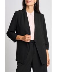 Halogen® - Open Front Blazer - Lyst