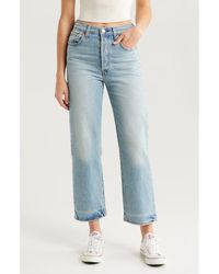 Levi's - Ribcage High Waist Ankle Straight Leg Jeans - Lyst