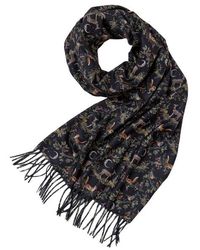 Fable England - A Night's Tale Woodland Midnight Heavy Weight Scarf - Lyst