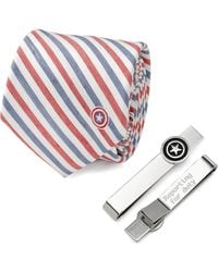 Cufflinks Inc. - Captain America Shield Tie Bar & Tie Set - Lyst
