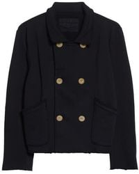 Frank & Eileen - Mini Belfast Crop Knit Peacoat - Lyst