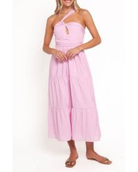 Petal & Pup - Vinnie One-Shoulder Maxi Dress - Lyst