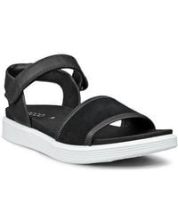 Ecco - Soft Two Strap Sandal - Lyst