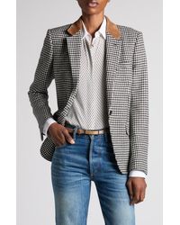 Tom Ford - Cashmere Houndstooth Boyfriend Jacket - Lyst