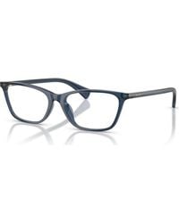Ralph - 55Mm Rectangle Optical Glasses - Lyst