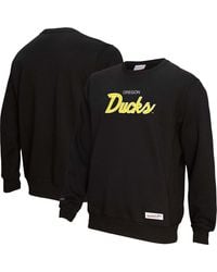 Mitchell & Ness - Oregon Ducks Elite Script Pullover Sweatshirt - Lyst