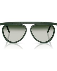 Armani - 58Mm Pilot Sunglasses - Lyst