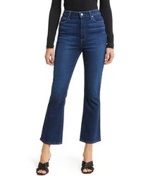 PAIGE - Claudine High Waist Ankle Flare Jeans - Lyst
