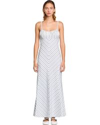 Sandro - Stripy Maxi Dress With Straps - Lyst