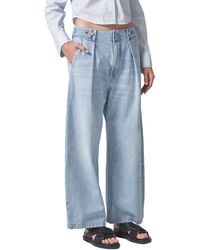 Citizens of Humanity - Payton High Waist Cotton Wide Leg Trouser Jeans - Lyst
