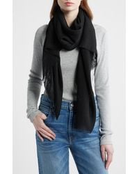 Treasure & Bond - Lighweight Sequin Fringe Scarf - Lyst