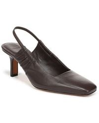 Vince - Ven Leather Slingback Pump - Lyst