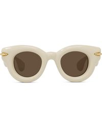 Loewe - Inflated Pantos 46mm Round Sunglasses - Lyst