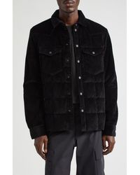 Moncler - Gelt Quilted Stretch Corduroy Down Shirt Jacket - Lyst