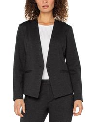 Liverpool Los Angeles - Fitted One-Button Blazer - Lyst