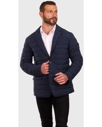 Perry Ellis - Tech Stretch Quilted Blazer Jacket - Lyst