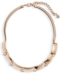Nordstrom - Square Crystal Collar Necklace - Lyst