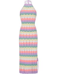 CAPITTANA - Corneila Crochet Cover-up Halter Dress - Lyst
