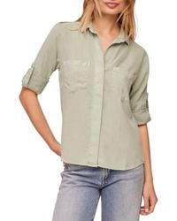 Bella Dahl - Split Back Button-Up Shirt - Lyst