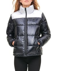 levi's cropped puffer jacket