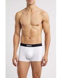 BOSS - 3-Pack One Stretch Cotton Trunks - Lyst