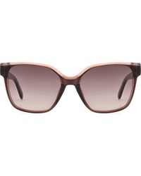 Fossil - 55Mm Gradient Cat Eye Sunglasses - Lyst
