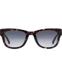 Fossil - 50Mm Gradient Square Sunglasses - Lyst