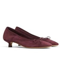 Mansur Gavriel - Ballerina Kitten Heel Pump - Lyst