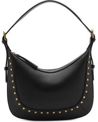 Mango - Small Studded Faux Leather Shoulder Bag - Lyst
