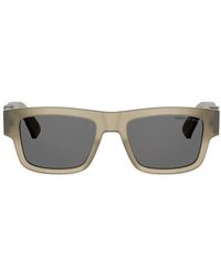 Dior - Oblique S3I 52Mm Rectangular Sunglasses - Lyst