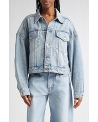Alexander Wang - Clip Denim Trucker Jacket - Lyst